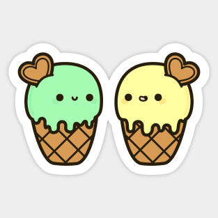 Ice cream love Sticker